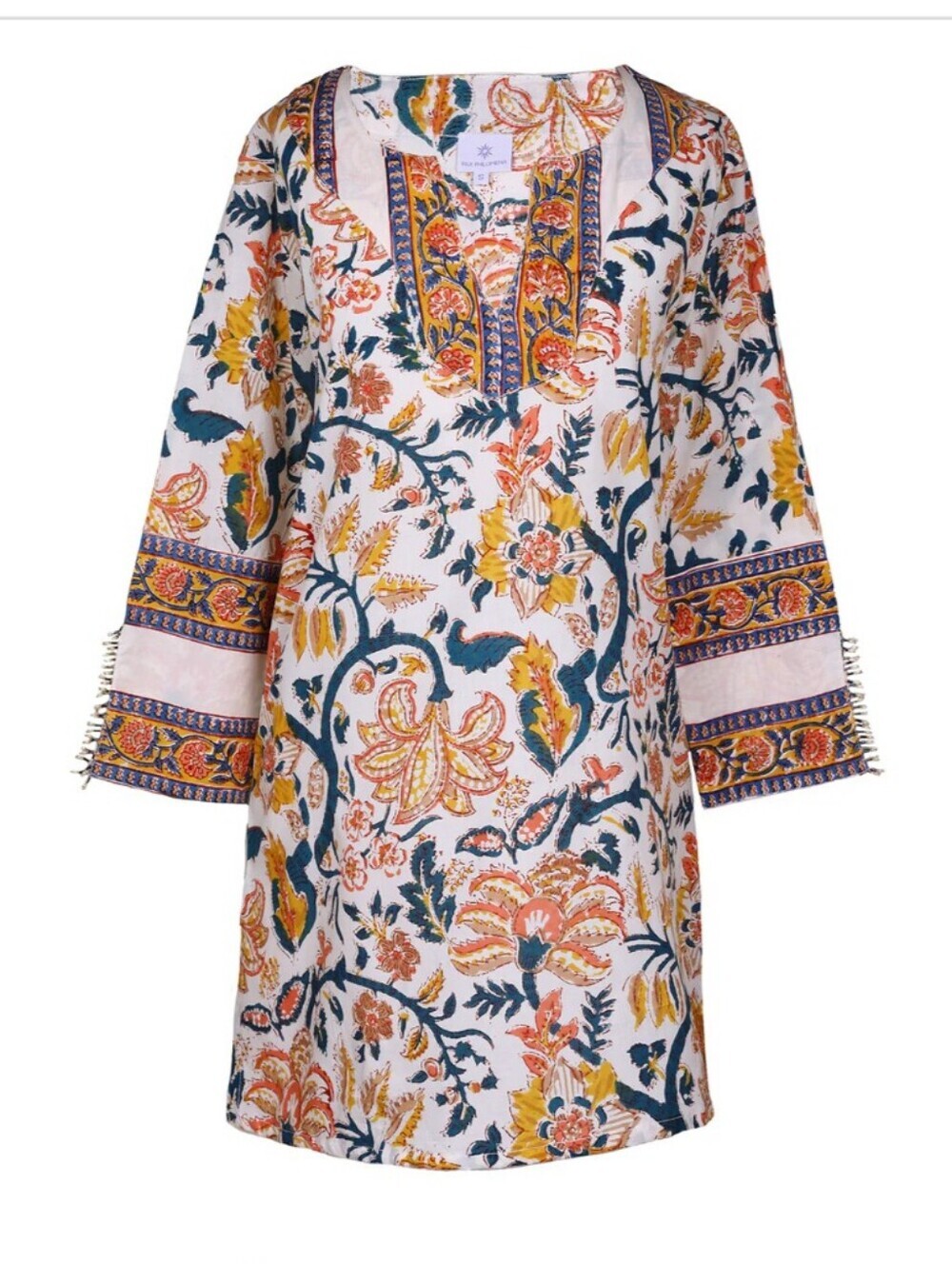 Pax Philomena Angela Floral Cotton Tunic